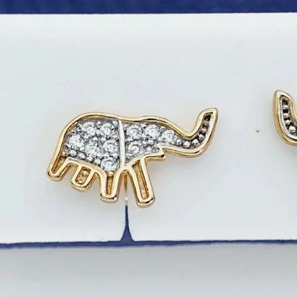 925 Sterling Silver CZ Stud Earrings for Women/Girl, US925P1225